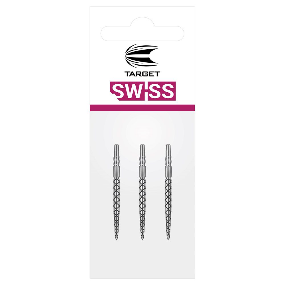 Target Swiss Diamond Pro Silver Dart Point Darts Points 26mm 30mm 35mm 40mm - Image 2