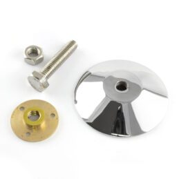 Pool Snooker Billiard Table Parts Chrome Adjustable Foot Complete 95mm (Foot, Bolt, Flange)
