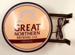 GNO White Fish Brewing Beer Bar Lighting Wall Sign Light LED