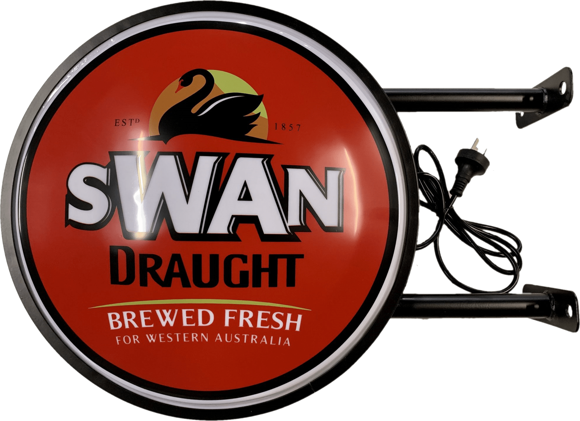 Swan Draught Beer Bar Lighting Wall Sign Light LED 1 Swan Draught Beer Bar Lighting Wall Sign Light LED
