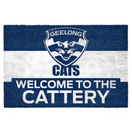 Geelong Cats AFL Doormat for Home Man Cave Bar BBQ