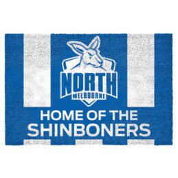 North Melbourne Kangaroos AFL Doormat for Home Man Cave Bar BBQ