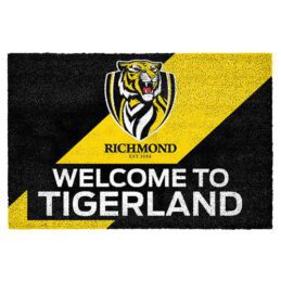 Richmond Tigers AFL Doormat for Home Man Cave Bar BBQ