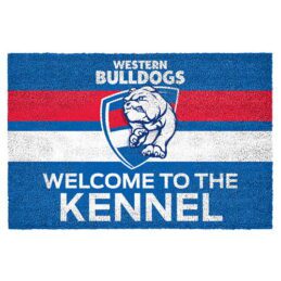 Western Bulldogs AFL Doormat for Home Man Cave Bar BBQ
