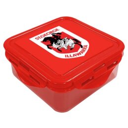 St George Illawarra Dragons NRL Sandwich Snack Container Lunch Box
