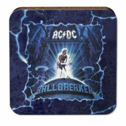 ACDC Ballbreaker Album Cork Back Drink Coaster