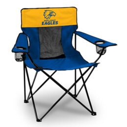 West Coast Eagles AFL Outdoor Camping Chair with Carry Bag