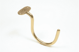 Pool Snooker Billiard Table Cue Rack Brass Hook Hanger SCREW ON