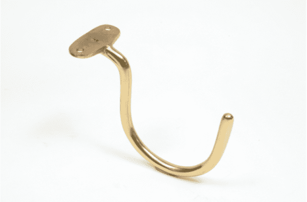 Pool Snooker Billiard Table Cue Rack Brass Hook Hanger SCREW ON
