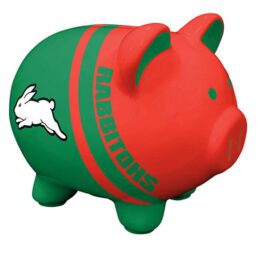 South Sydney Rabbitohs NRL Dolomite Piggy Bank Money Box with Coin Slot