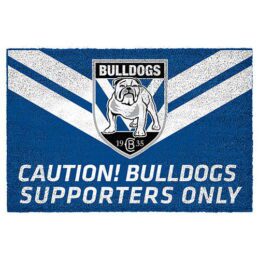 Canterbury Bulldogs NRL Doormat for Home Man Cave Bar BBQ