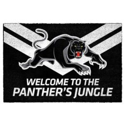 Penrith Panthers NRL Doormat for Home Man Cave Bar BBQ