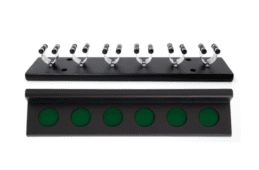 Pool Snooker Billiard Cue Rack Black Holds 6 Sticks