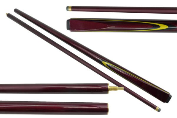 Cuemaster BURGUNDY Metallic Pool Snooker Billiard Cue