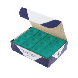 Quality USA Silver Cup Pool Snooker Billiard Cue Tip Table Chalk GREEN