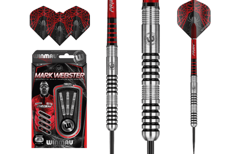 WINMAU Mark Webster Prism 90% Tungsten Darts 1 WINMAU Mark Webster Prism 90% Tungsten Darts