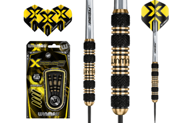 WINMAU Dart Board Brass Darts Xtreme 2 23 Gram