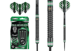 WINMAU Paul Nicholson Hex-Grip Onyx Steel Tip 90% Tungsten Darts