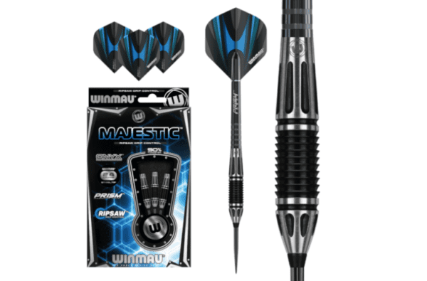 WINMAU Majestic Torpedo Eliptical Steel Tip 90% Tungsten Alloy Darts