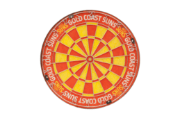 Gold Coast Suns AFL Aussie Rules Football Bristle Dart Board