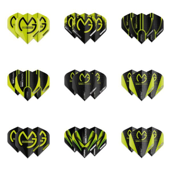 Winmau Dart Flights Mega Standard MvG Michael Van Gerwen 1 x Set WF6900