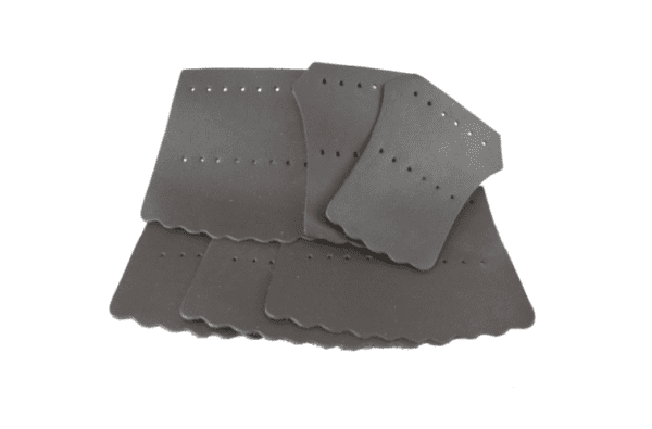 Pool Snooker Billiard Table Pocket Leathers Soft Dark Brown Set of 6