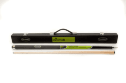 Mitchell Green Pool Snooker Billiard Cue 2 piece 57 inch with Case