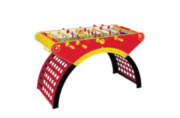 GARLANDO G1000 Red Yellow Soccer Foosball Table Man Cave Bar Game