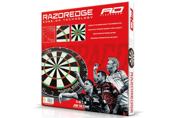 Red Dragon Razor Razoredge Dart Board Professional Level - Image 3