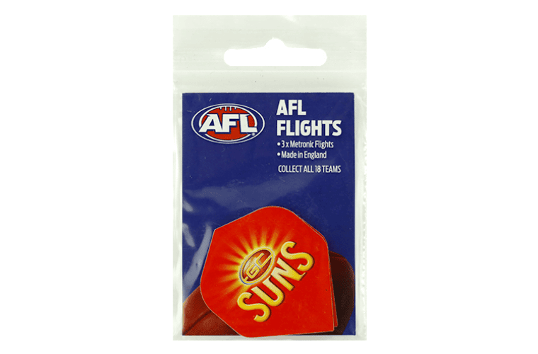 Gold Coast Suns AFL Aussie Rules Football Dart Flights