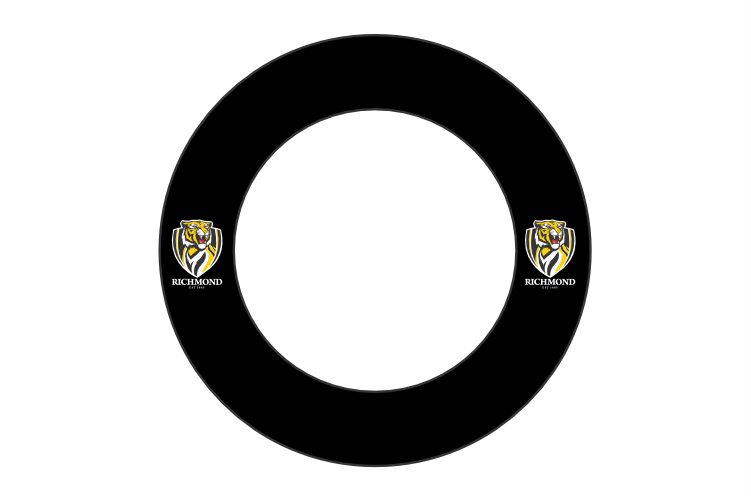 Target Darts Luke Littler Dartboard + AFL Richmond Tigers Surround + Darts 4 Target Darts Luke Littler Dartboard + AFL Richmond Tigers Surround + Darts - Image 4