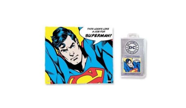 DC Comics Superman Job For Superman Microfibre Cleaning Cloth