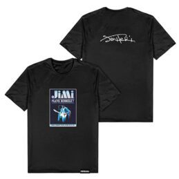 Jimi Live At Wembley F and B Black Tee T-Shirt