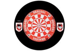 St George Illawarra Dragons NRL Dart Board and Surround Set