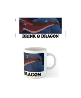 Rick and Morty Drink and Dragon Coffee Mug Cup