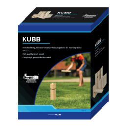 Formula Sports LARGE Wooden Kubb Towers with Throwing Sticks Outdoor Game
