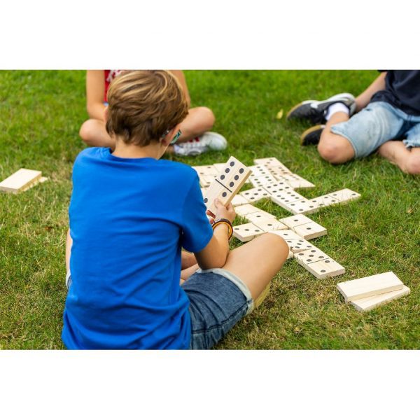 Formula Sports LARGE Wooden Dominoes Outdoor Game 28 Tiles - Image 7
