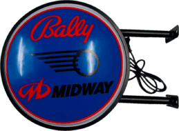 Bally Midway Pinball Machine Bar Lighting Wall Sign Light LED