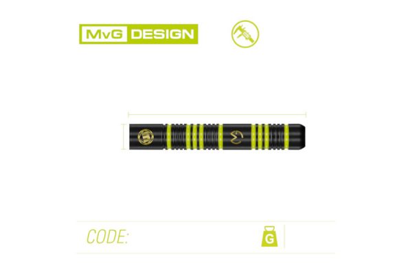 Winmau Brass Ambition Darts MVG Michael Van Gerwen 22 Gram - Image 2