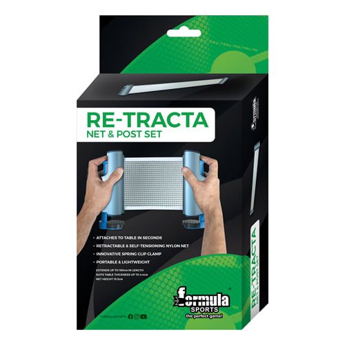 Formula Sports Re-Tracta Retractable Table Tennis Ping Pong Nylon Net 1 Formula Sports Re-Tracta Retractable Table Tennis Ping Pong Nylon Net
