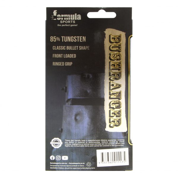 Formula Sports Bushranger Ned Kelly Bush Ranger 85% Tungsten Dart Board Darts 24 Gram - Image 6