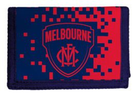 Melbourne Demons AFL Money Wallet Coin Note and Card Compartments