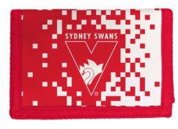 Sydney Swans AFL Money Wallet Coin Note and Card Compartments