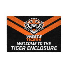 Wests Tigers NRL Doormat for Home Man Cave Bar BBQ