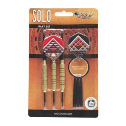 SHOT DARTS Solo Brass Steel Darts 18 Gram