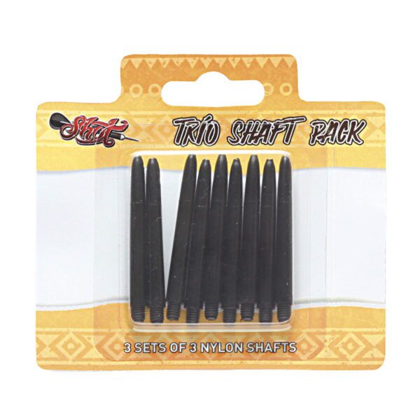 SHOT DARTS Trio 3 Sets of Dart Shafts Stems Value Pack