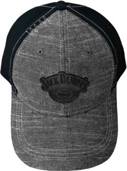 Jack Daniels Grey and Black Baseball Cap Hat
