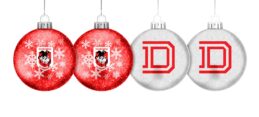 St George Illawarra Dragons NRL Team Glitter Christmas Tree Decoration Baubles