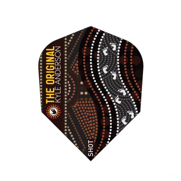 SHOT DARTS Kyle Anderson O.G Flight Set of 3 SMALL Standard 100 Micron Flights