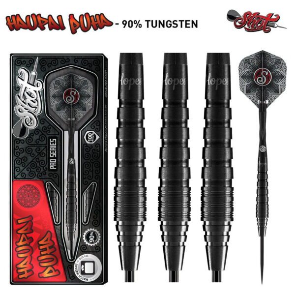 SHOT DARTS Haupai Puha New Zealand 90% Tungsten with Carbon Shafts